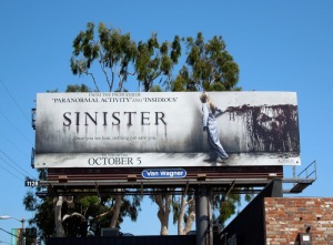 Sinister movie billboard